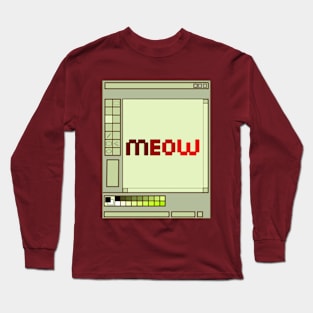 meow Paint Long Sleeve T-Shirt